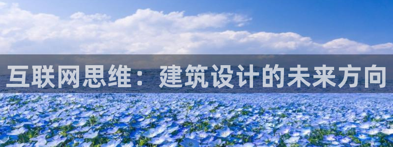 正规辉达娱乐：互联网思维：建筑